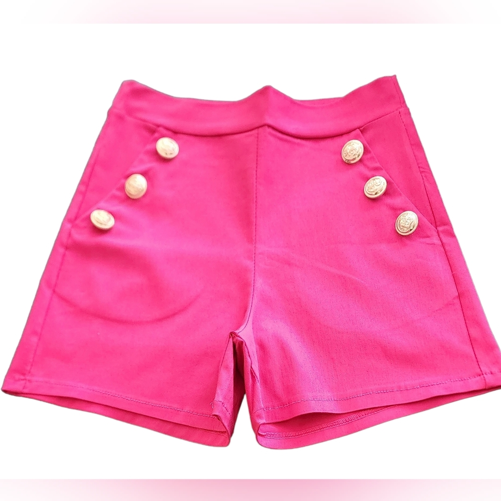 $19 NWT Fuschia or Orange Sailor Shorts. Elastic waist, super cool, super chic.